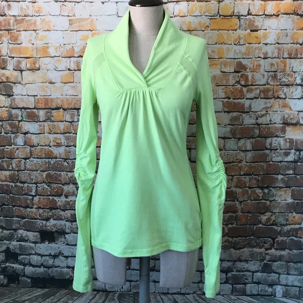 Lululemon athletica neon sweater top - Picture 1 of 8